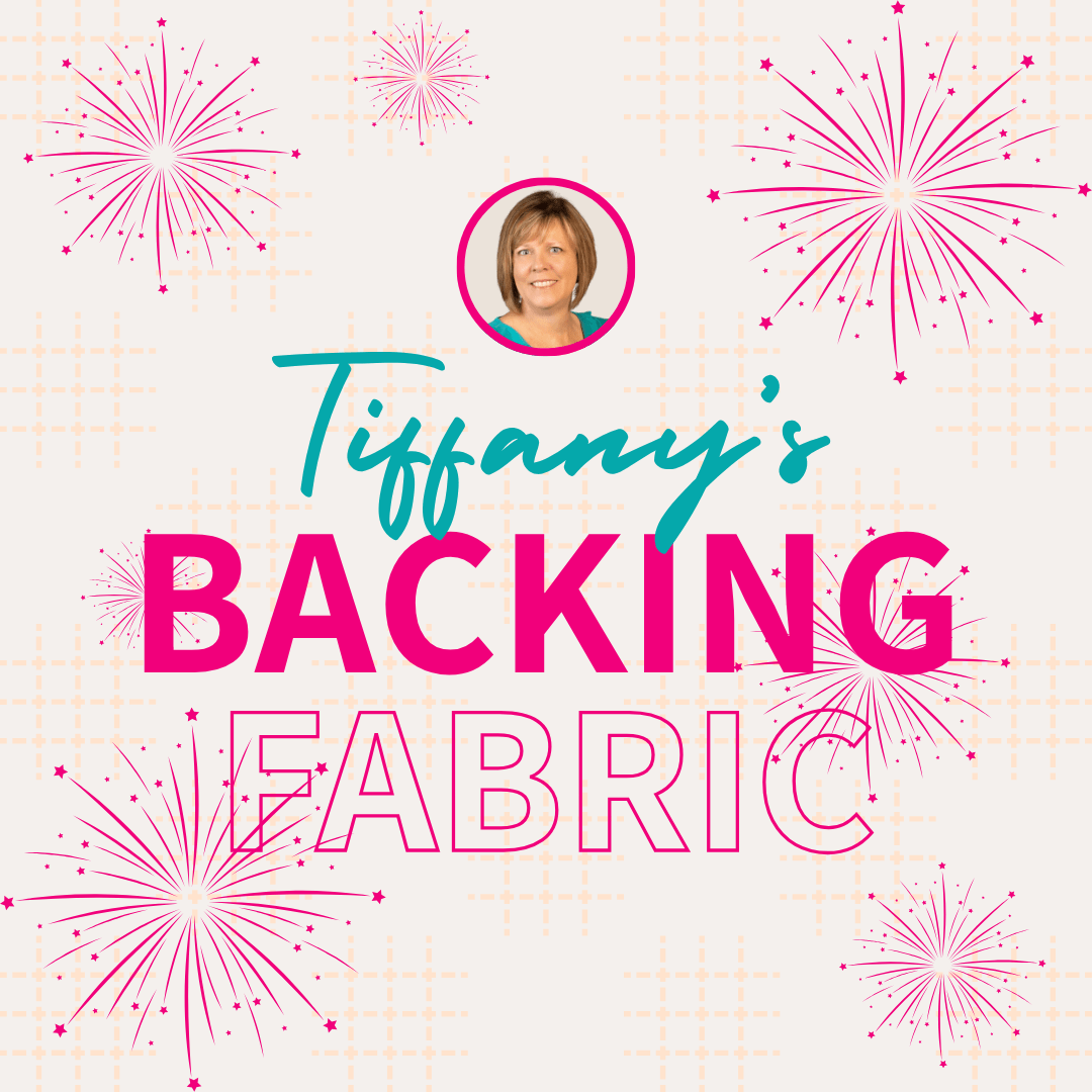 Team Tiffany's Backing Fabric - 5.25 Yards  Team Tiffany- Finished Quilt 72" x 84" NYM26-TIFF-B2