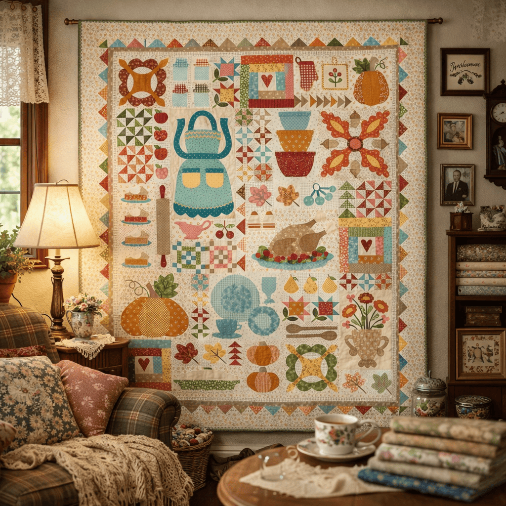 Thanksgiving at Grandma's Block of the Month - August 2026 THNKSGND-AUG26