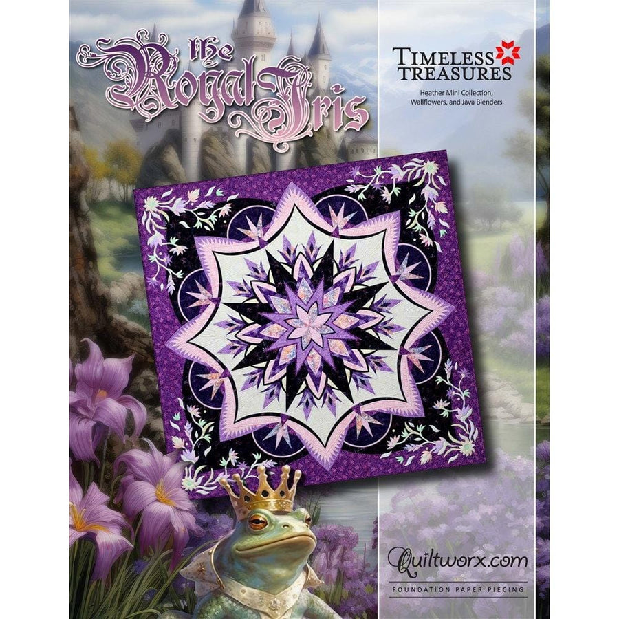 The Royal Iris Quilt Kit ROYALIRIS-QK