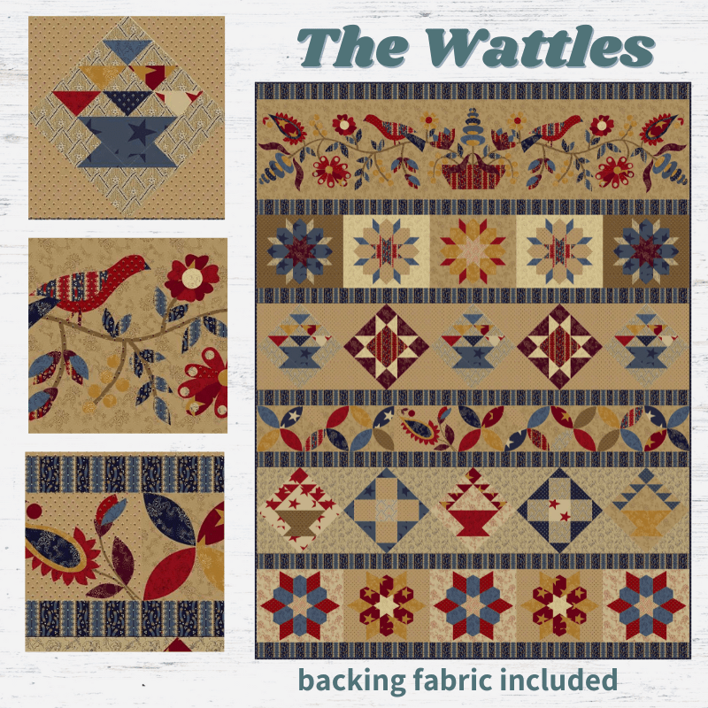 The Wattles Block of the Month - Begins April 2026 WATTLES-APR26