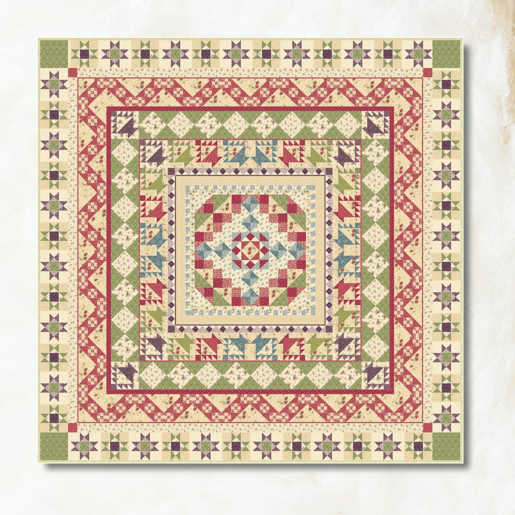 Timeless Block of the Month - Begins June 2026 TIMELESS-JUN26