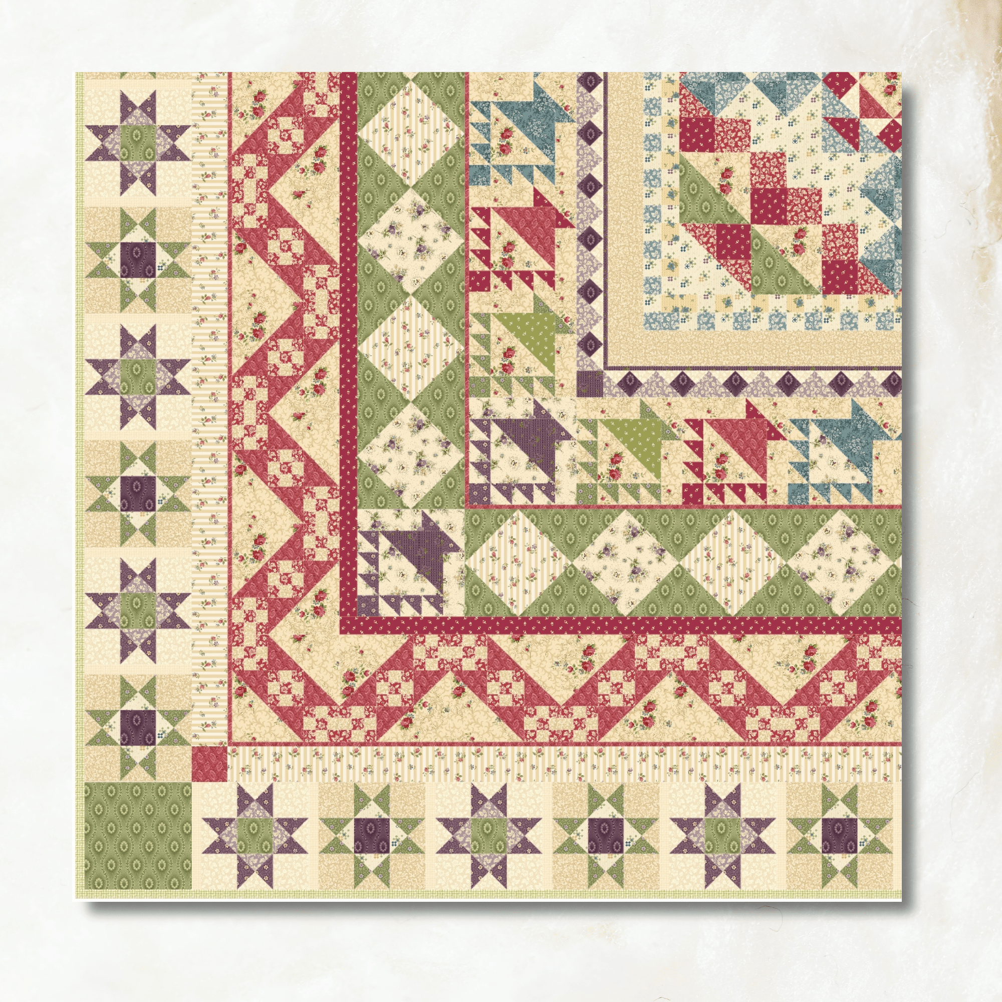 Timeless Block of the Month - Begins June 2026 TIMELESS-JUN26