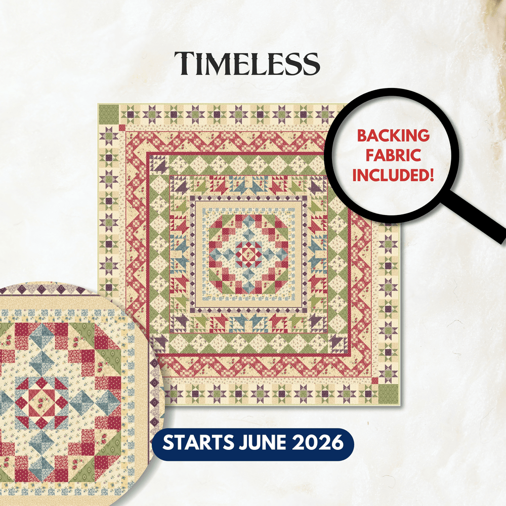 Timeless Block of the Month - Begins June 2026 TIMELESS-JUN26
