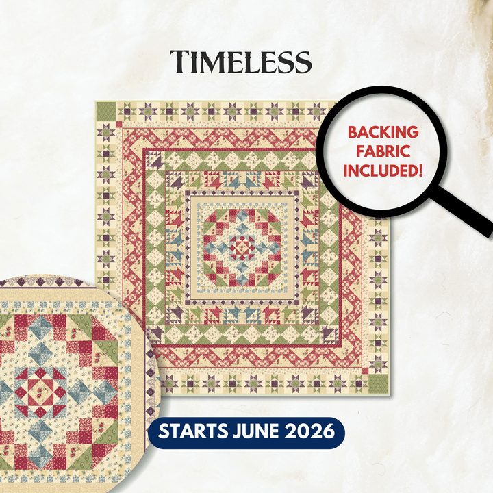 Timeless Block of the Month - Begins June 2026 TIMELESS-JUN26