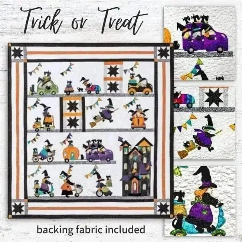 Trick or Treat BOM Quilt Kit TRCKRTRT-RBQK