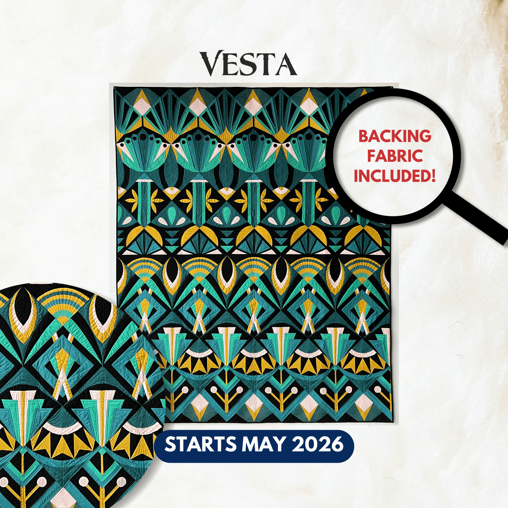 Vesta Block of the Month - Begins May 2026 VESTA-MAY26