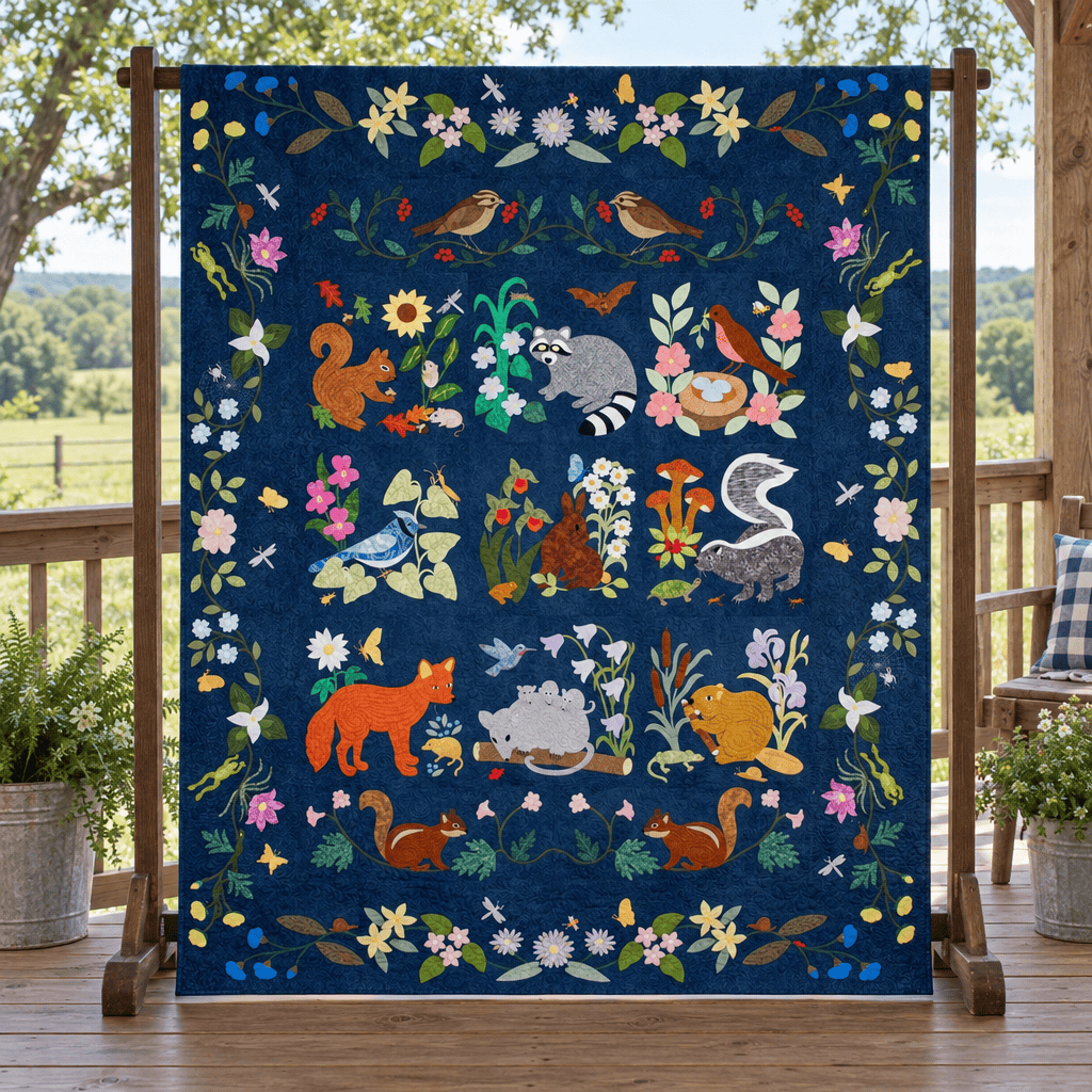 Woodland Creatures Block of the Month - March 2027 WOODCREAT-MAR27