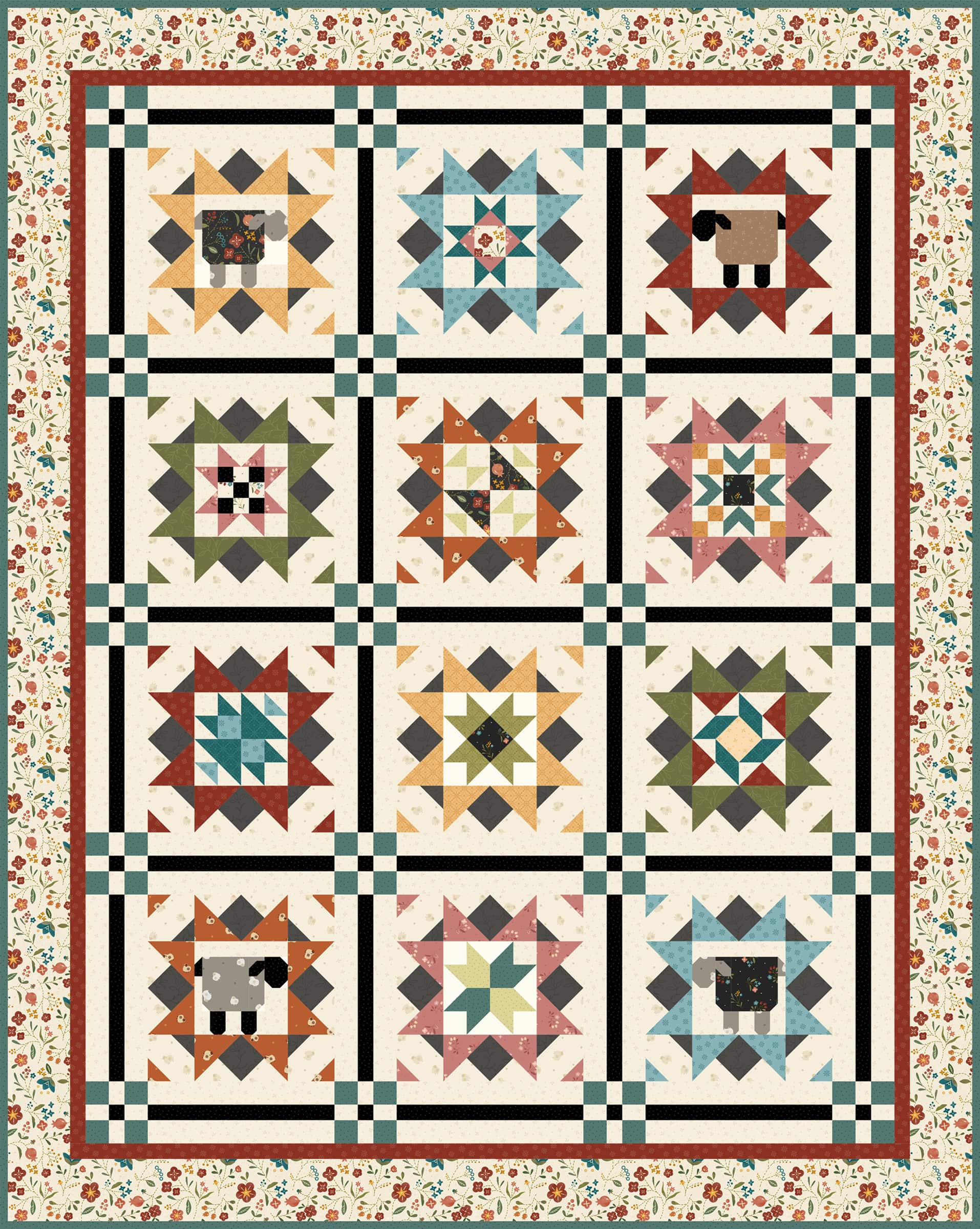 Woolly Whims Quilt Kit WOOLLYWHIMS-RBQK