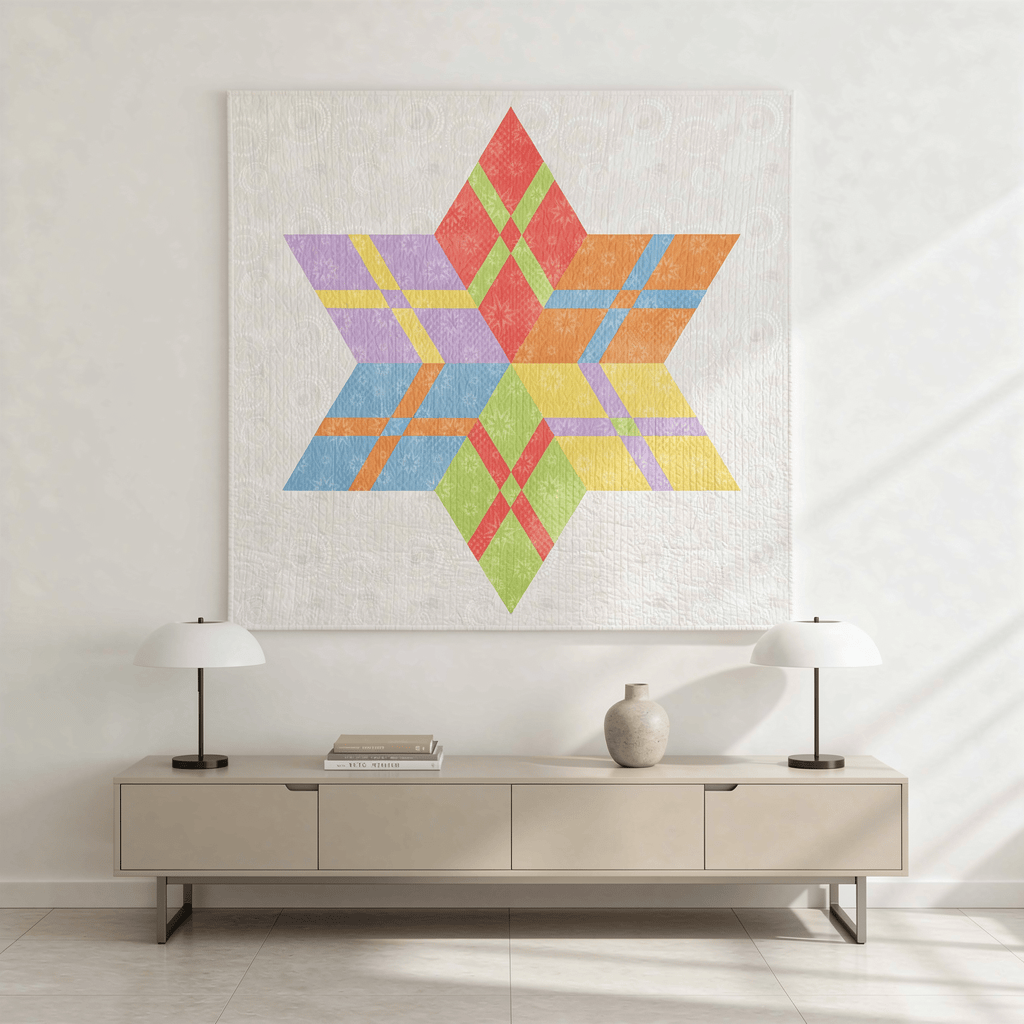 Woven Ribbon Star Quilt Kit WOVRIBSTARP-QK