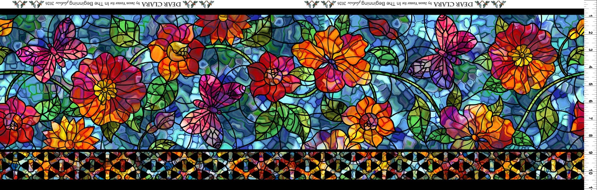 Blue Border - Dear Clara 1DCL-2