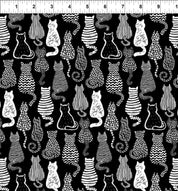 Cats Black - Sketchbook Prints 3SK-2