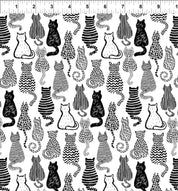 Cats White - Sketchbook Prints 3SK-1