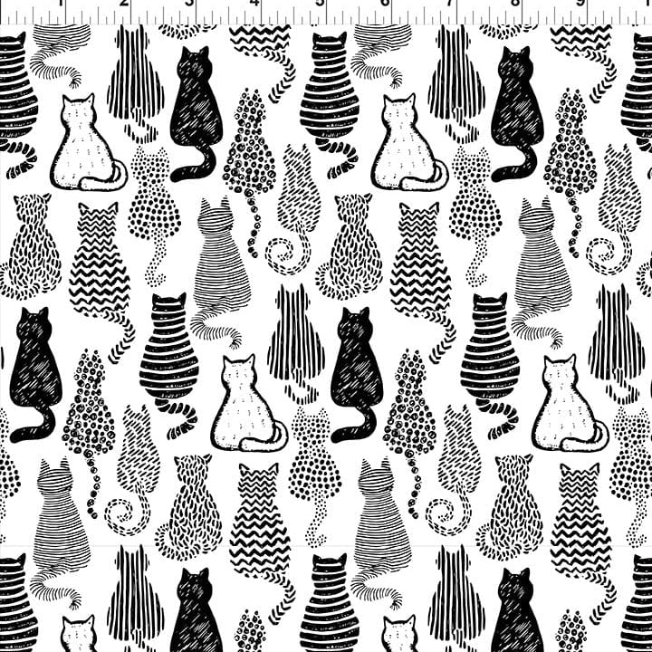 Cats White - Sketchbook Prints 3SK-1