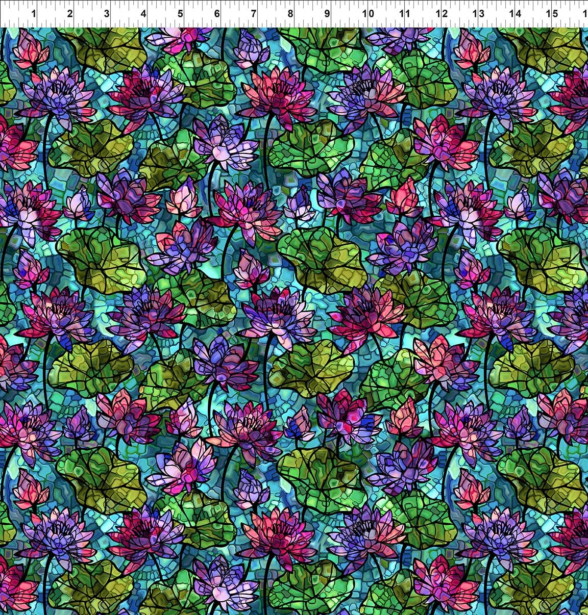 Multi Water Lilies - Dear Clara 5DCL-1
