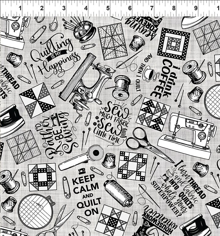 Sewing Taupe - Sketchbook Prints 2SK-1