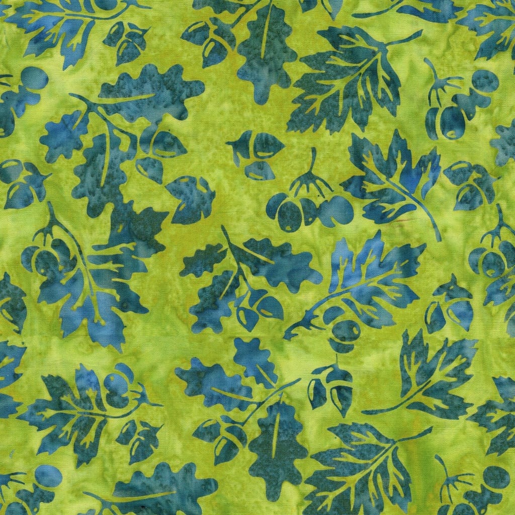 Acorns and Leaves Green - Sunflower Spice 122542612