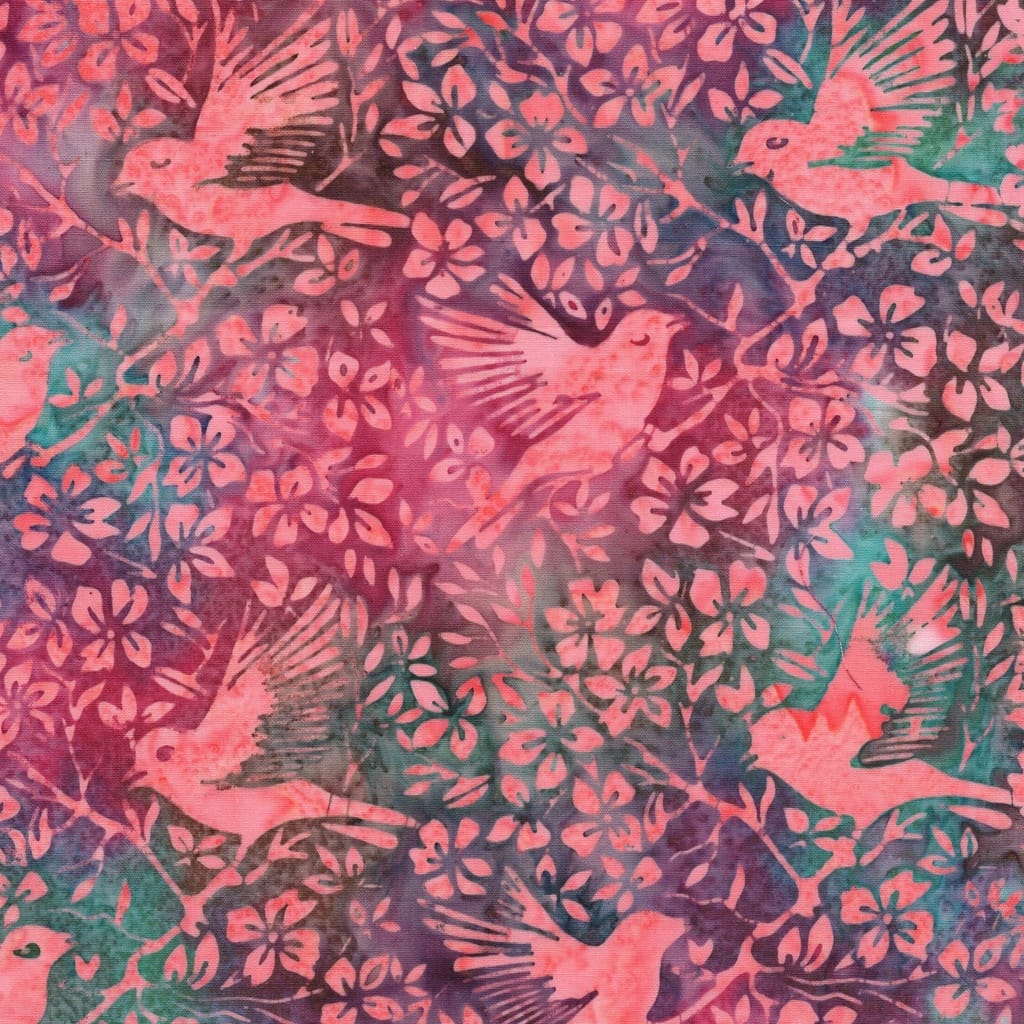 Birds In Branches Multi Purple - Songbird 112601825