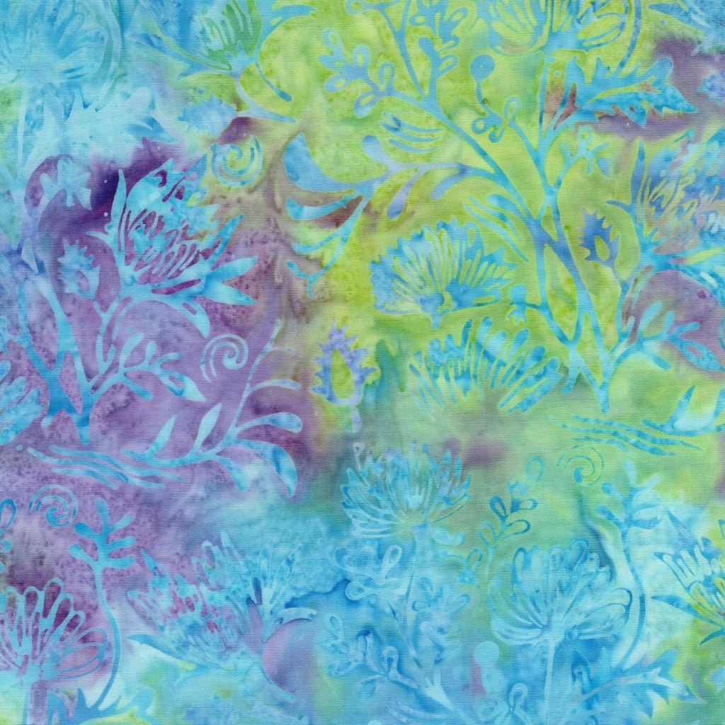 Bloom Grove -  Floral Scene-Multi Purple Green Flourite 712523850
