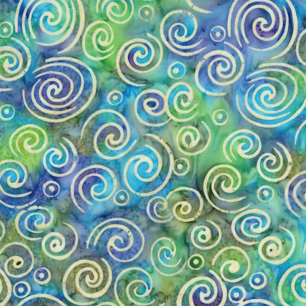 Bloom Grove -  Spiral-Multi Green Purple Mardi Gras 712528845