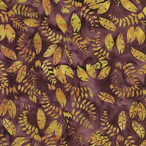 Earthy Enchantment - Leaves and Sprigs Brown 722405078