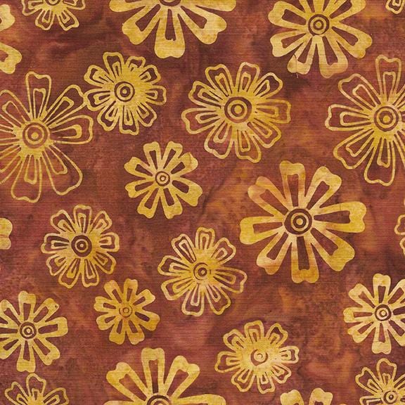Earthy Enchantment - Tossed Flowers Brown 722404079