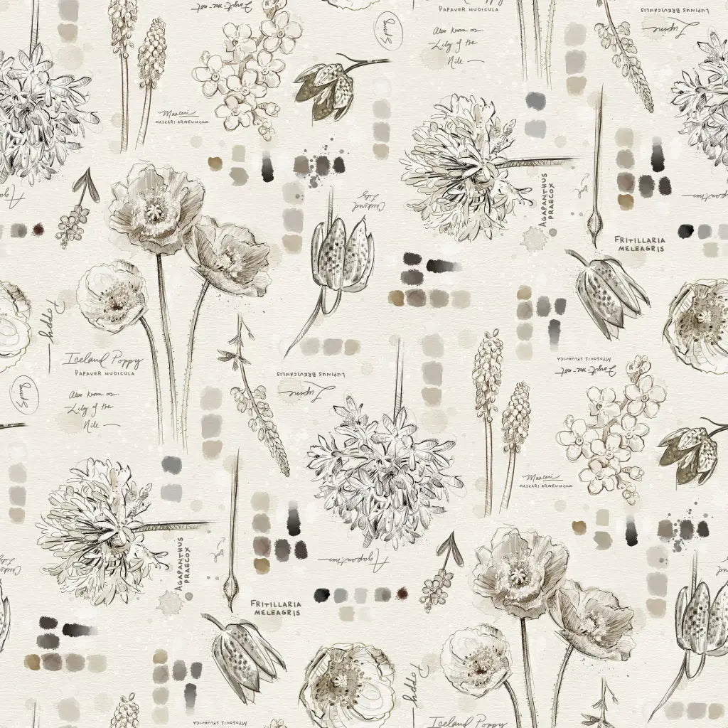 Floral Journal - 108" Widebacks WB-W115-017-007