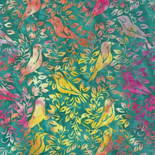 Flutter Wings - Birds Teal Bermuda 122354975