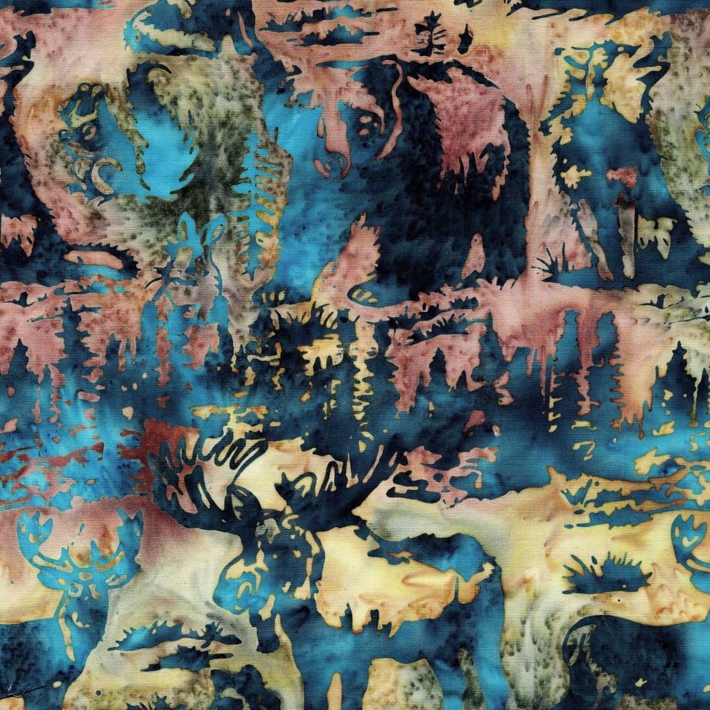 Forest Animals Multi Grey - Twigs and Tails 112610814