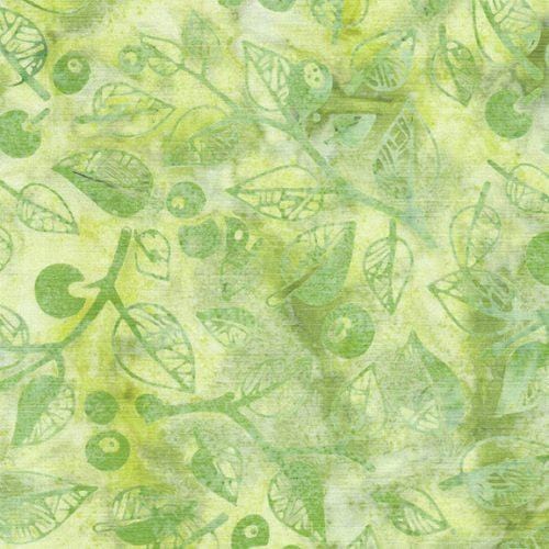Forest Flora - Berries & Leaves Yellow Green 622406831