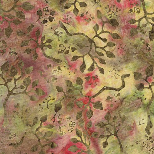 Forest Flora - Flora Red Brown Yellow 622403887