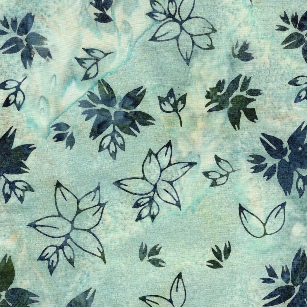 Frosted Foliage - Leaf Collections Multi Teal 912504855