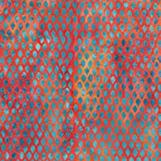 Grid Orange Flame - Feather & Flair 112654285