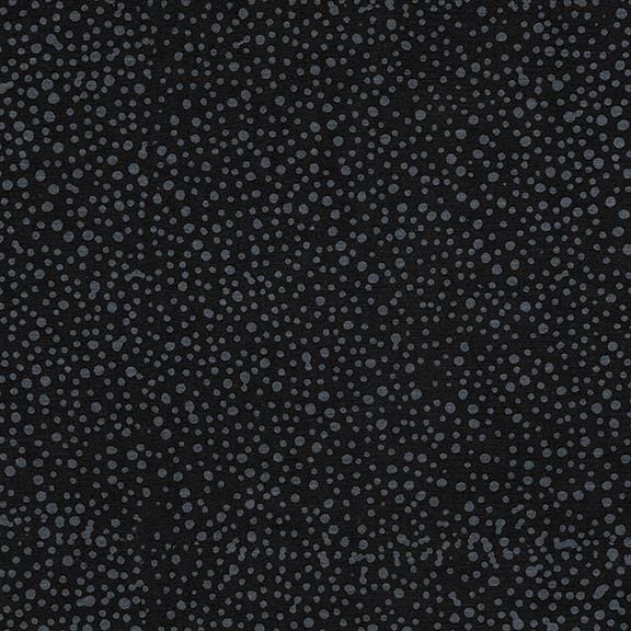 Island Batik Basics - Dots Black BE32-E2