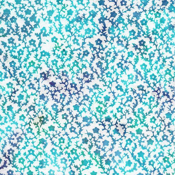 Island Batik - Chantilly - Mini Floral Vine Glaze 122127012