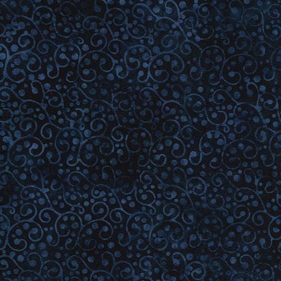 Let It Snow - Dot Swirl Blue Midnight 122210595