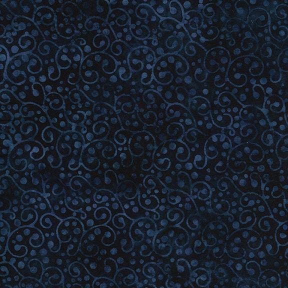 Let It Snow - Dot Swirl Blue Midnight 122210595