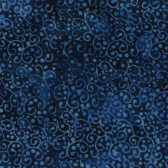 Let It Snow - Dot Swirl Blue Ocean 122210580