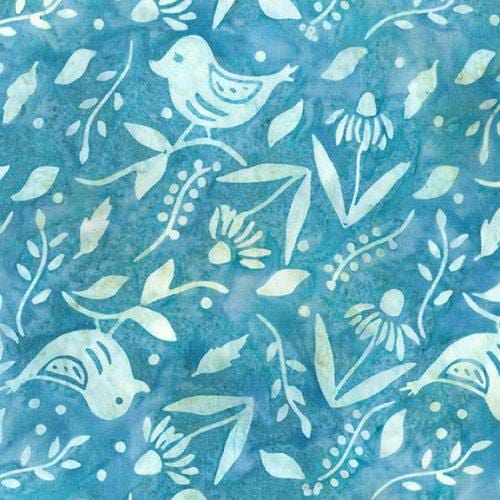 Misty Mornings - Bird Teal Cerulean 412401950