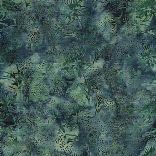 Natural Healing - Floral Herb Teal Bluegrass 112323990