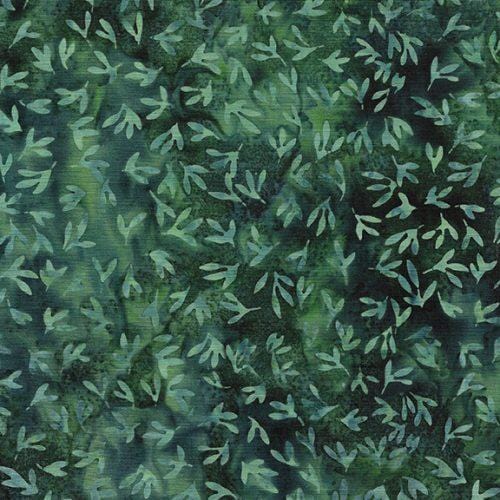 Natural Healing - Mini Leaves Teal Jade 112325985