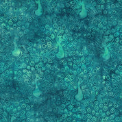 Peacock Fanning Teal Aruba - Feather & Flair 112652955