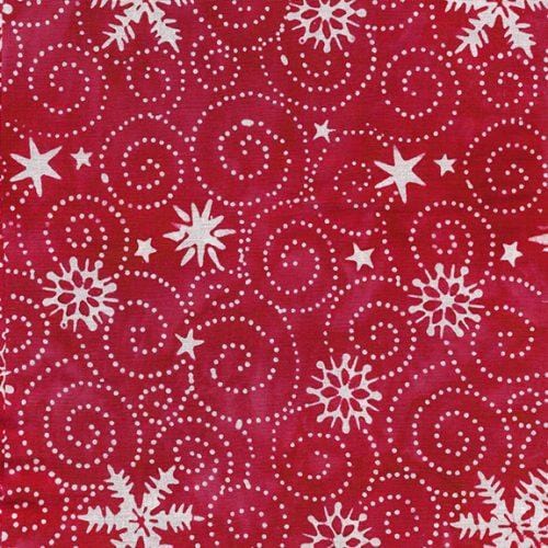 Peppermint Sprinkles - Swirl Snowflake Red Paprika 122331350