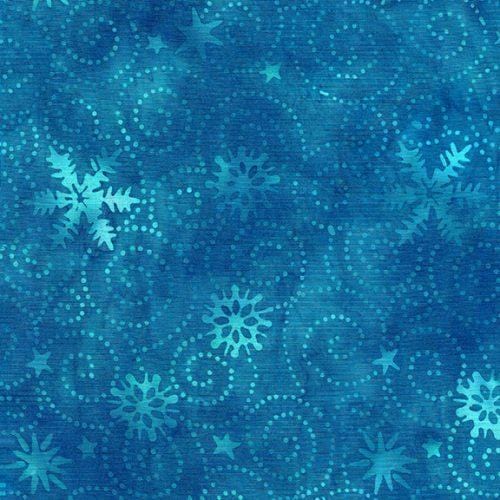 Peppermint Sprinkles - Swirl Snowflake Teal Aruba 122331955