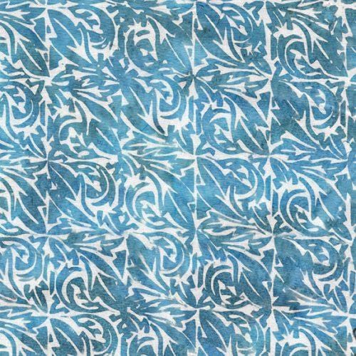 Porcelain Blue - Acanthus Square Leaf Blue White 112353700