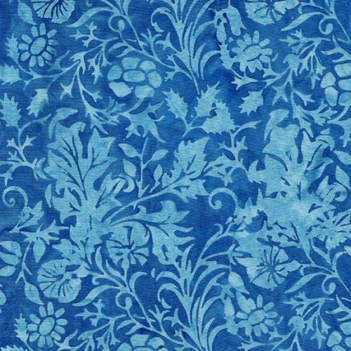 Porcelain Blue - Mixed Floral Blueberry 112346550