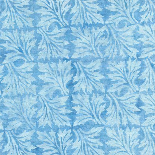 Porcelain Blue - Square Leaves Blue Sky 112352510