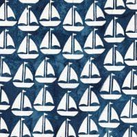 Sail Away - Boats - Harbor Blue 112121521