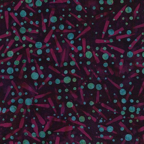 Squiggles Dots and Lines - Dotty Grid Purple Wine 622302480