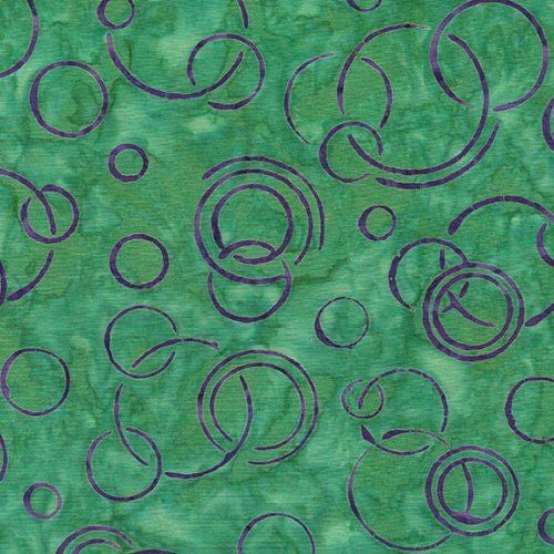 Squiggles Dots and Lines - Soap Bubbles Evergreen 622305640