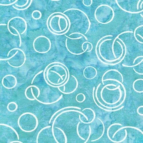 Squiggles Dots and Lines - Soap Bubbles Teal Scuba 622305910